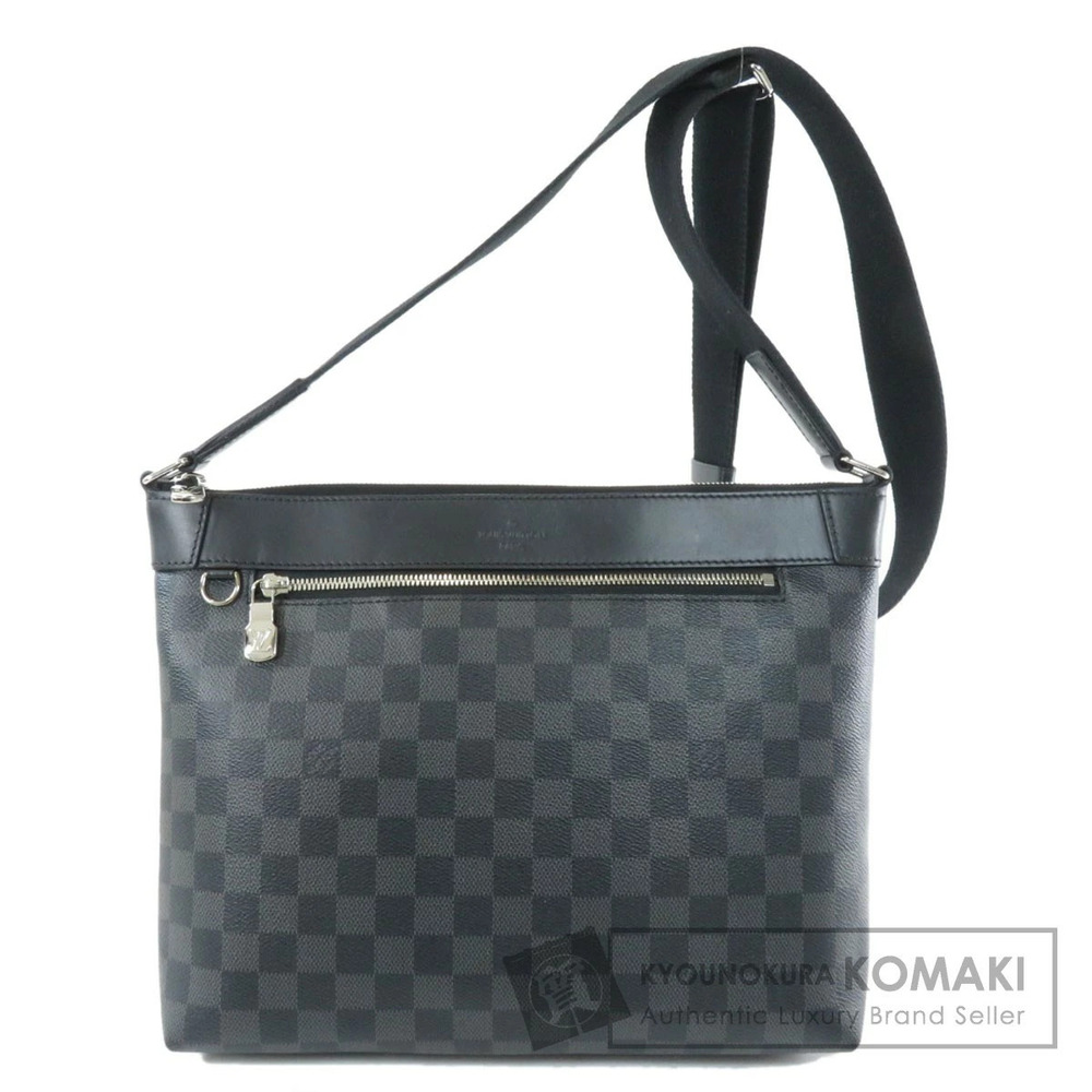 Louis Vuitton Mick NM Damier Graphite Black Shoulder Bag Canvas